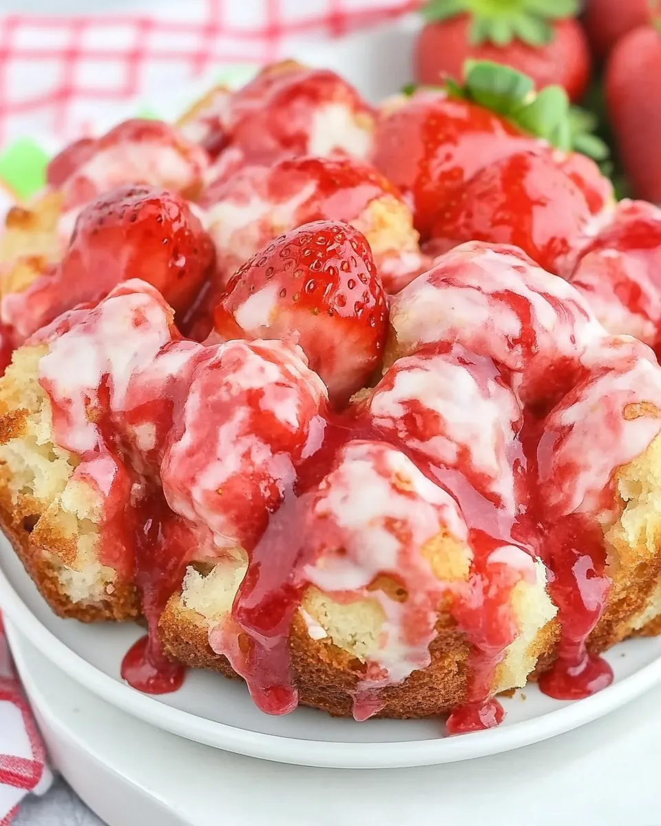 Strawberry Monkey Bread