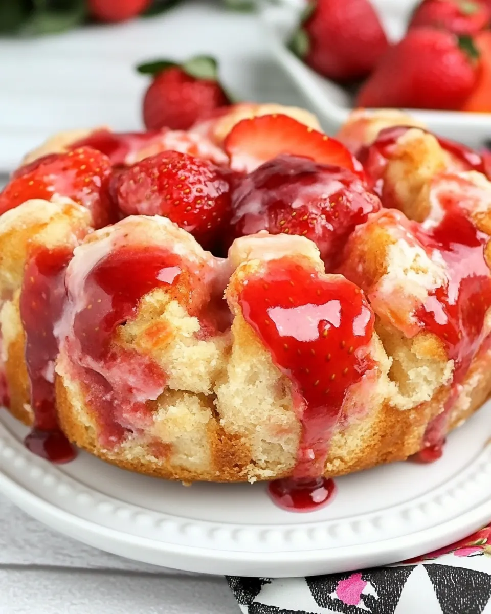 Strawberry Monkey Bread