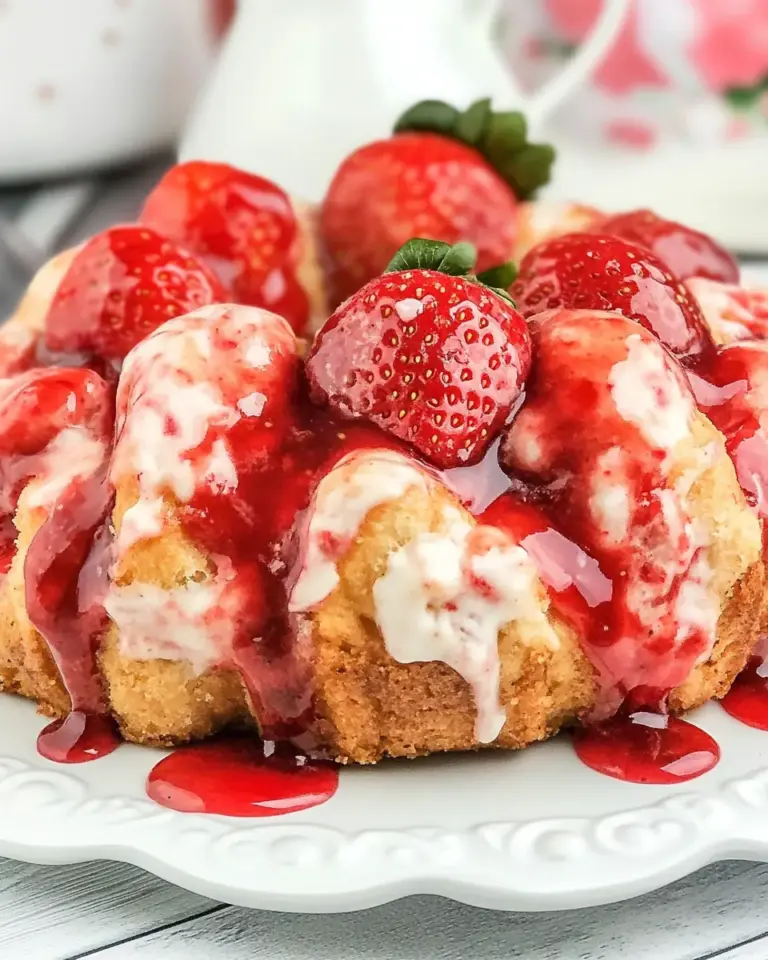 Strawberry Monkey Bread