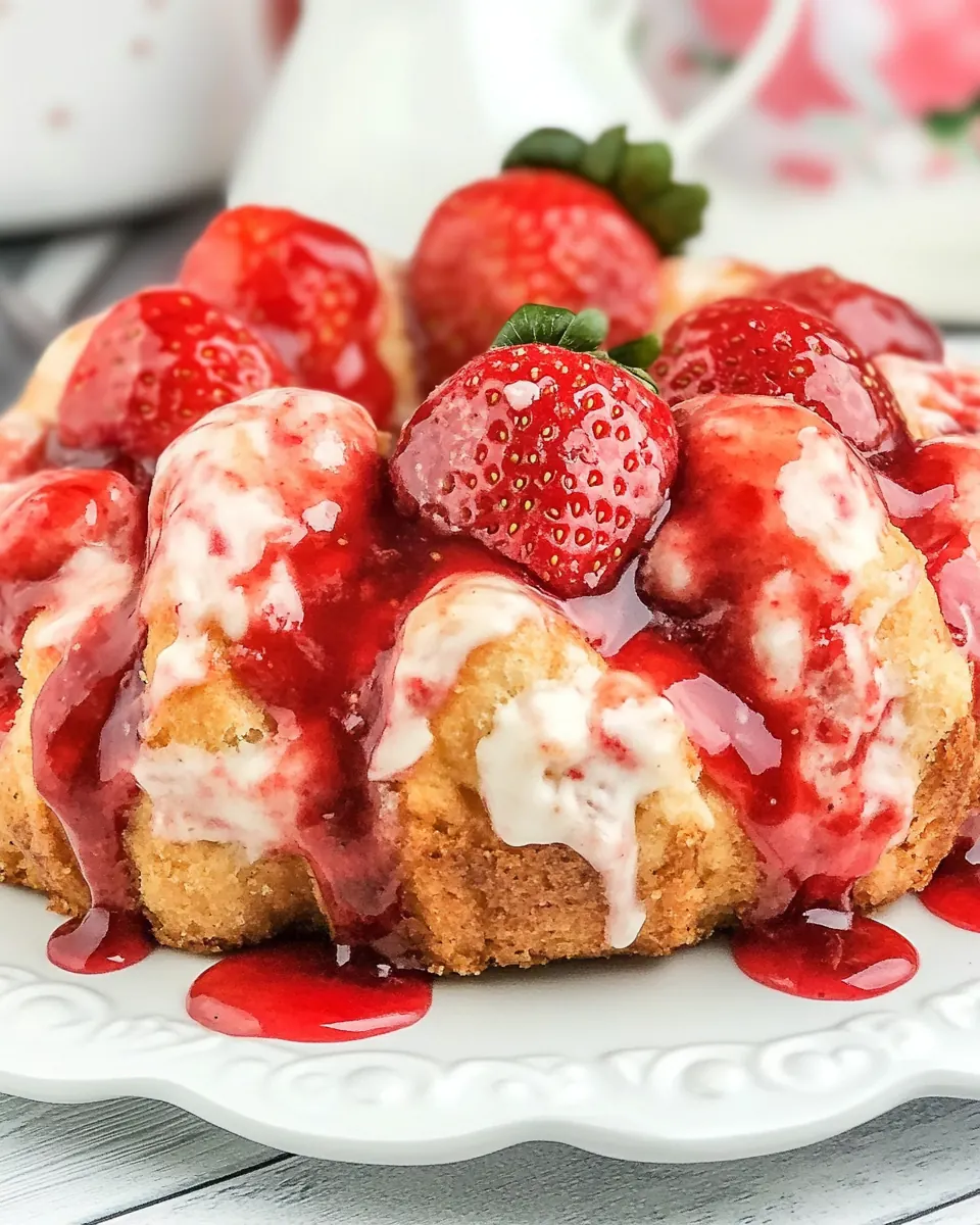 Strawberry Monkey Bread