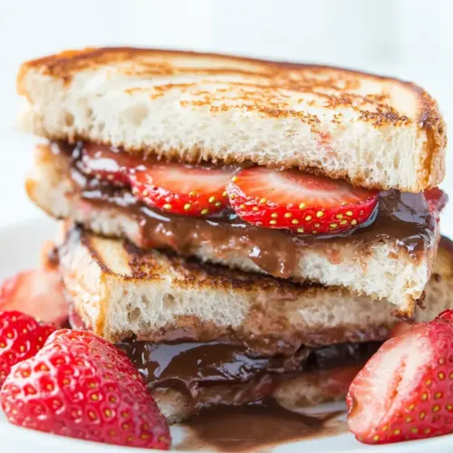Strawberry Nutella Sandwich