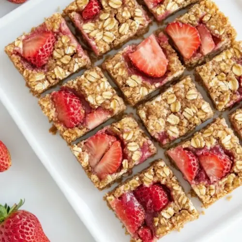 Strawberry Oatmeal Bars