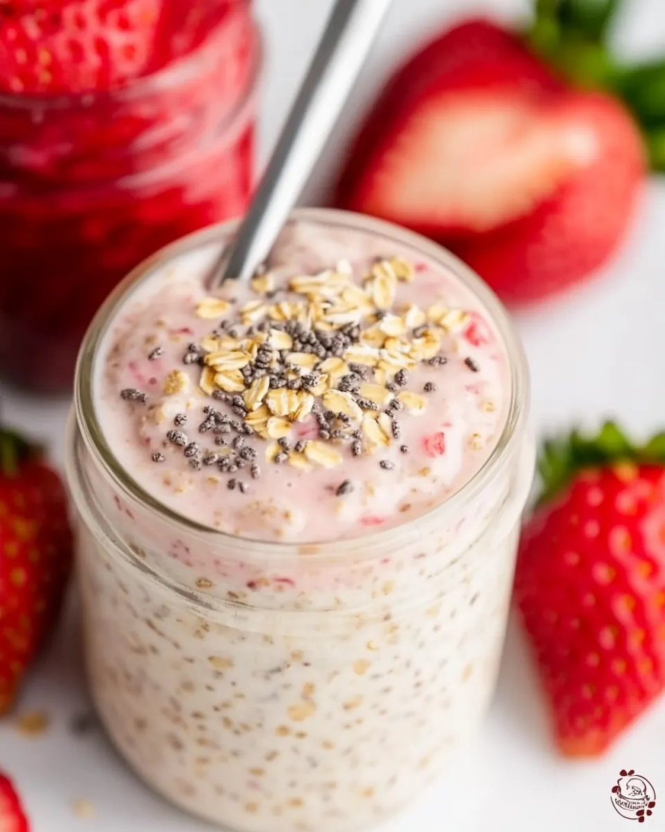 Strawberry Overnight Oats