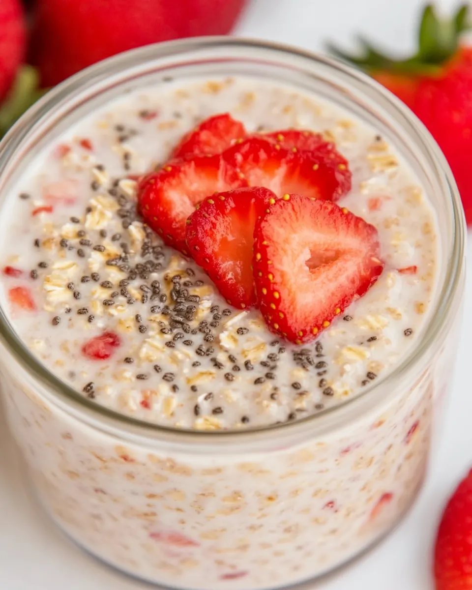Strawberry Overnight Oats