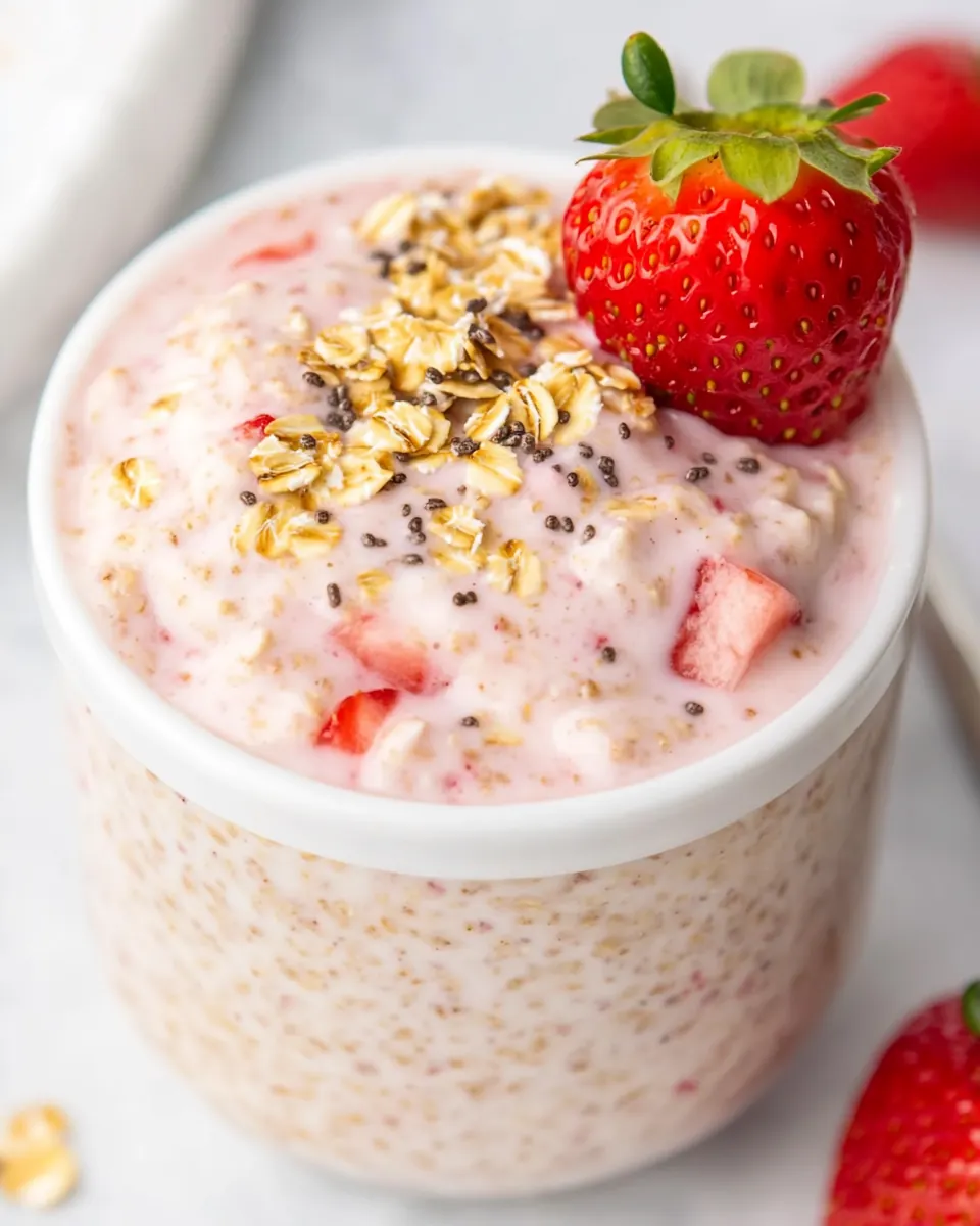 Strawberry Overnight Oats