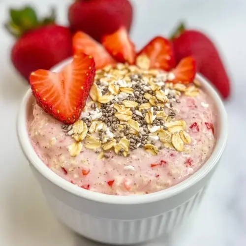 Strawberry Overnight Oats