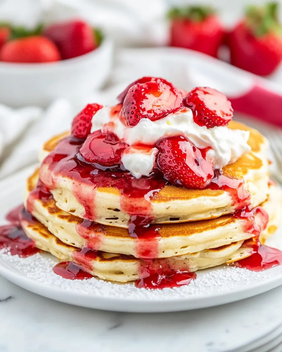 Strawberry Pancakes