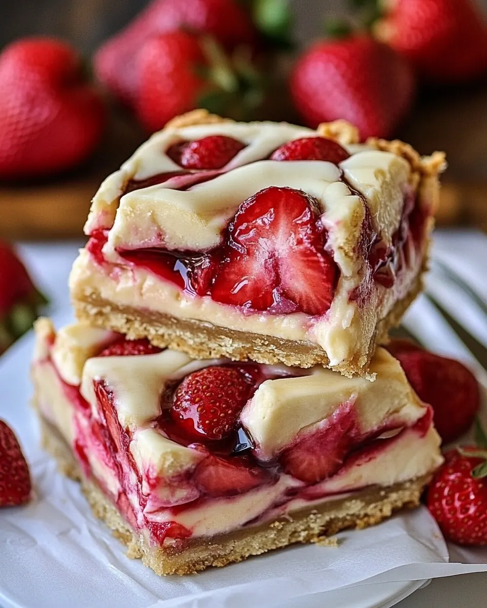 Strawberry Pie Bars