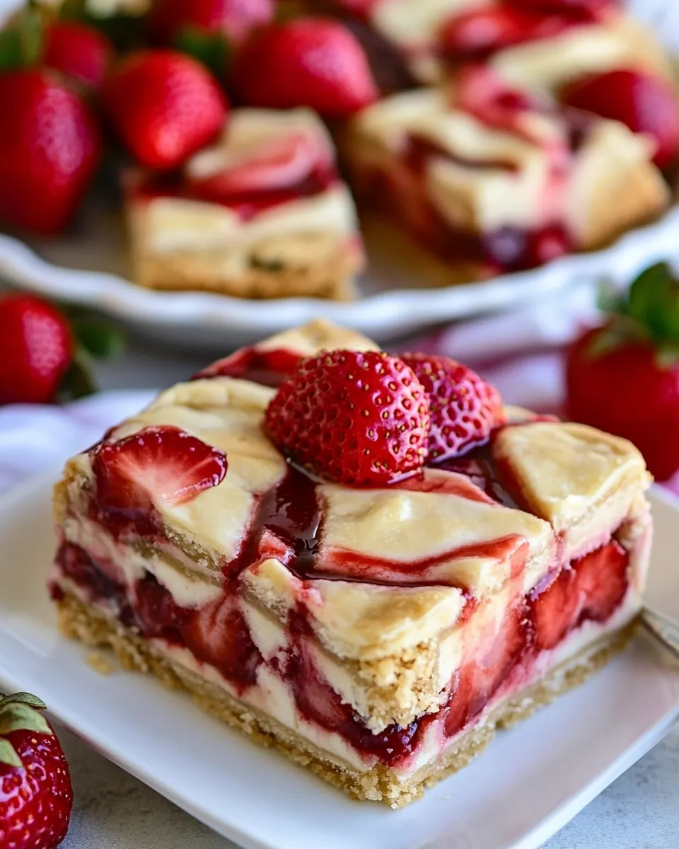 Strawberry Pie Bars