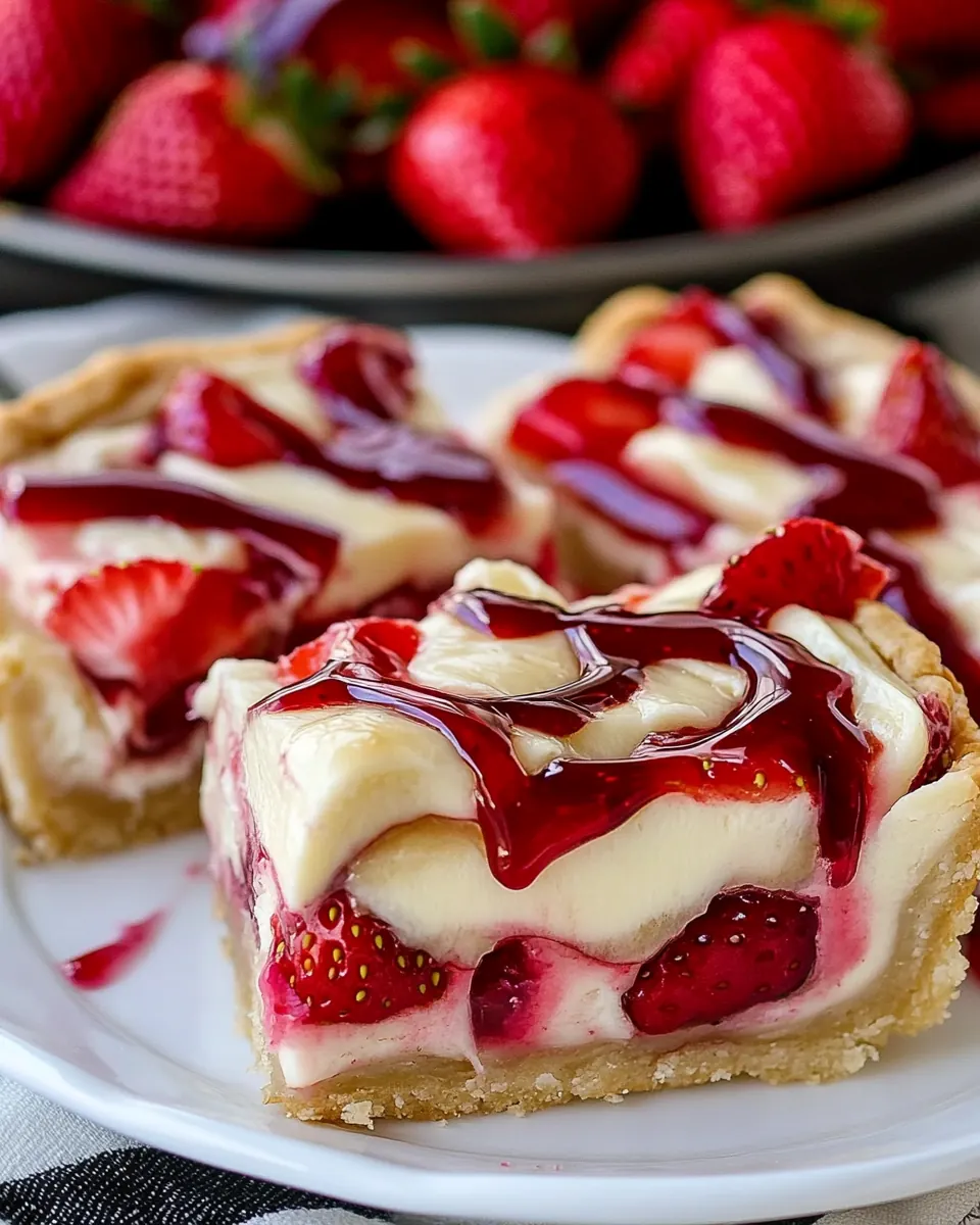 Strawberry Pie Bars