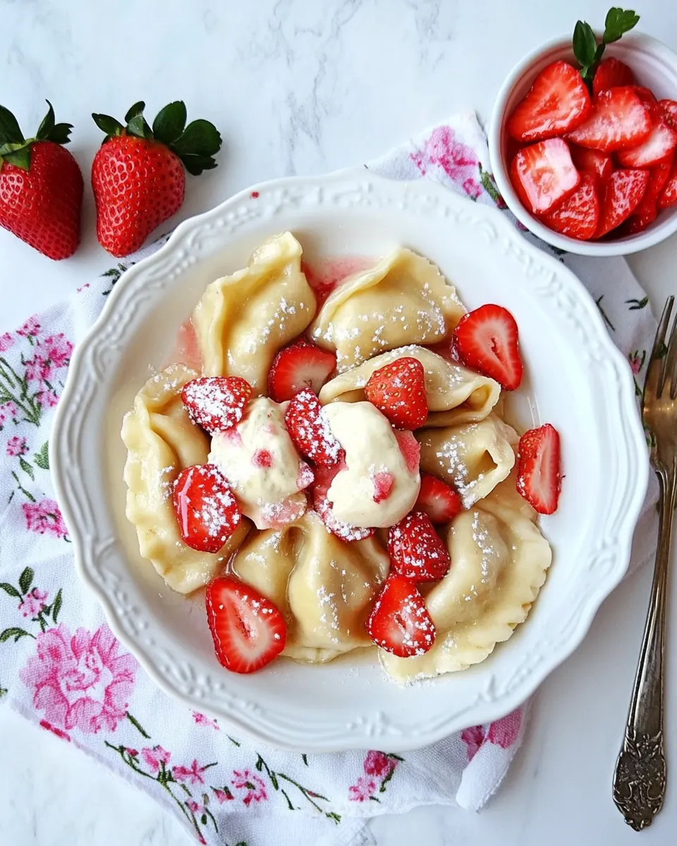 Strawberry Pierogi