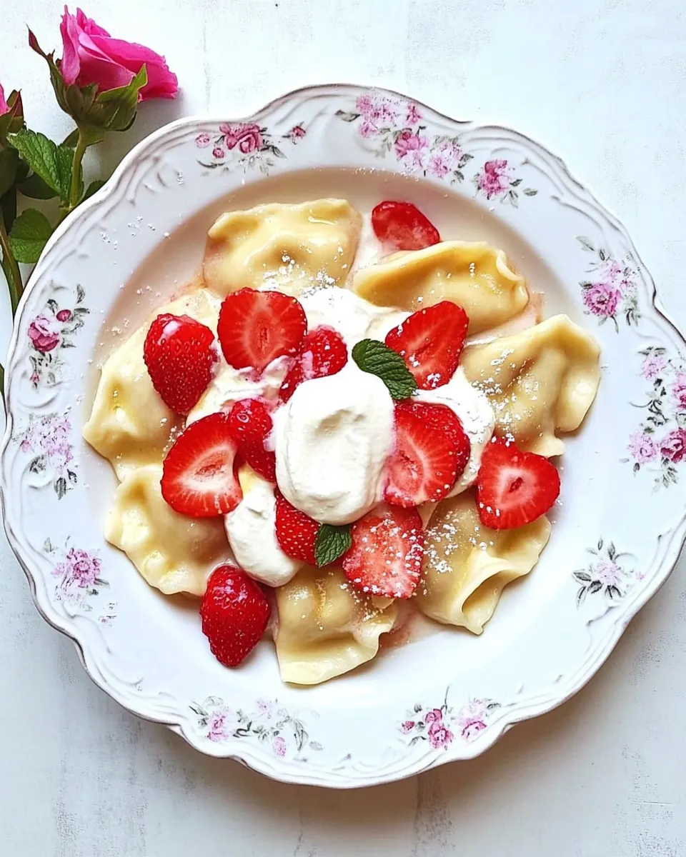 Strawberry Pierogi