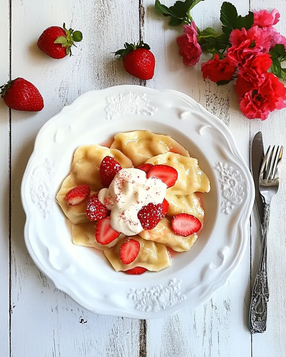 Strawberry Pierogi