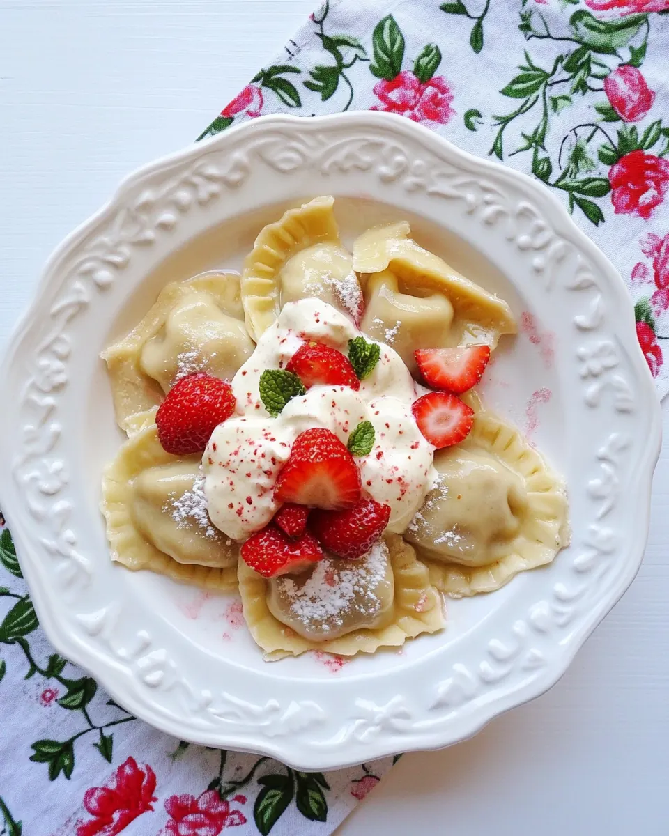Strawberry Pierogi