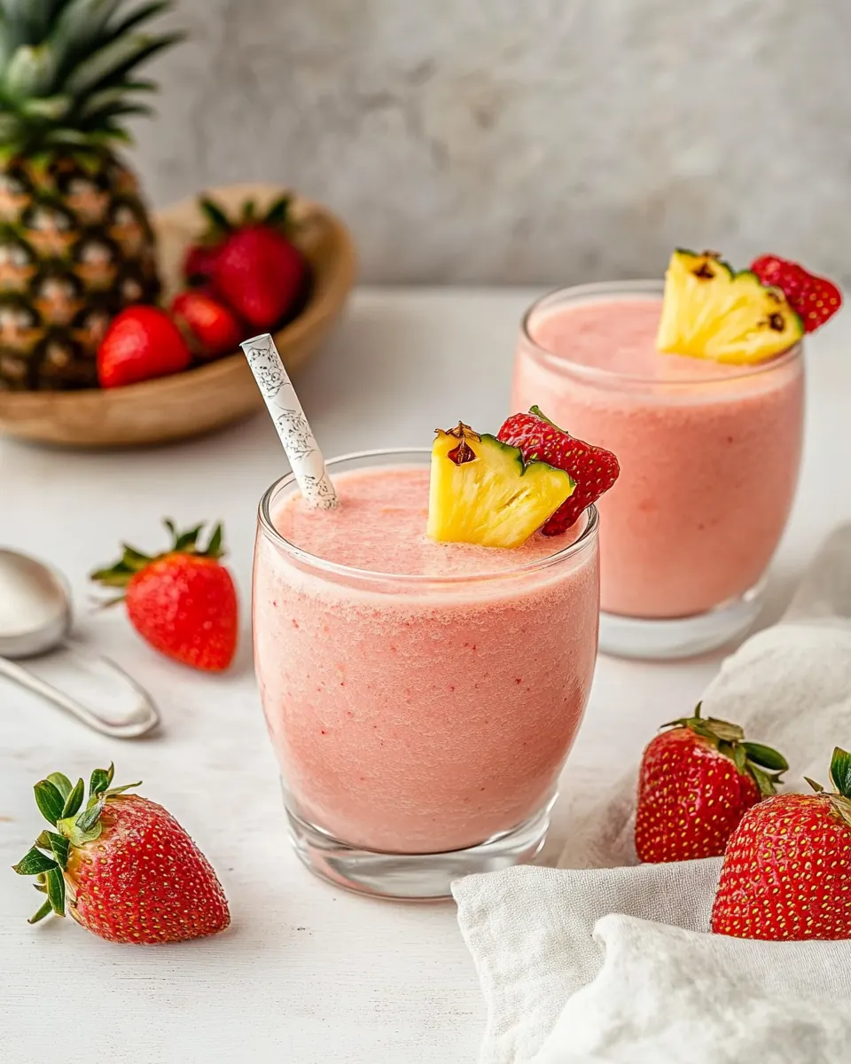 Strawberry Pineapple Smoothie