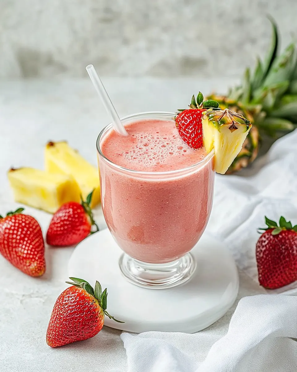 Strawberry Pineapple Smoothie