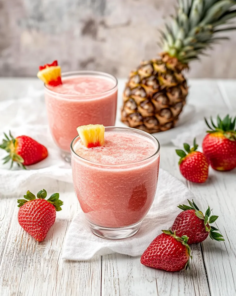 Strawberry Pineapple Smoothie