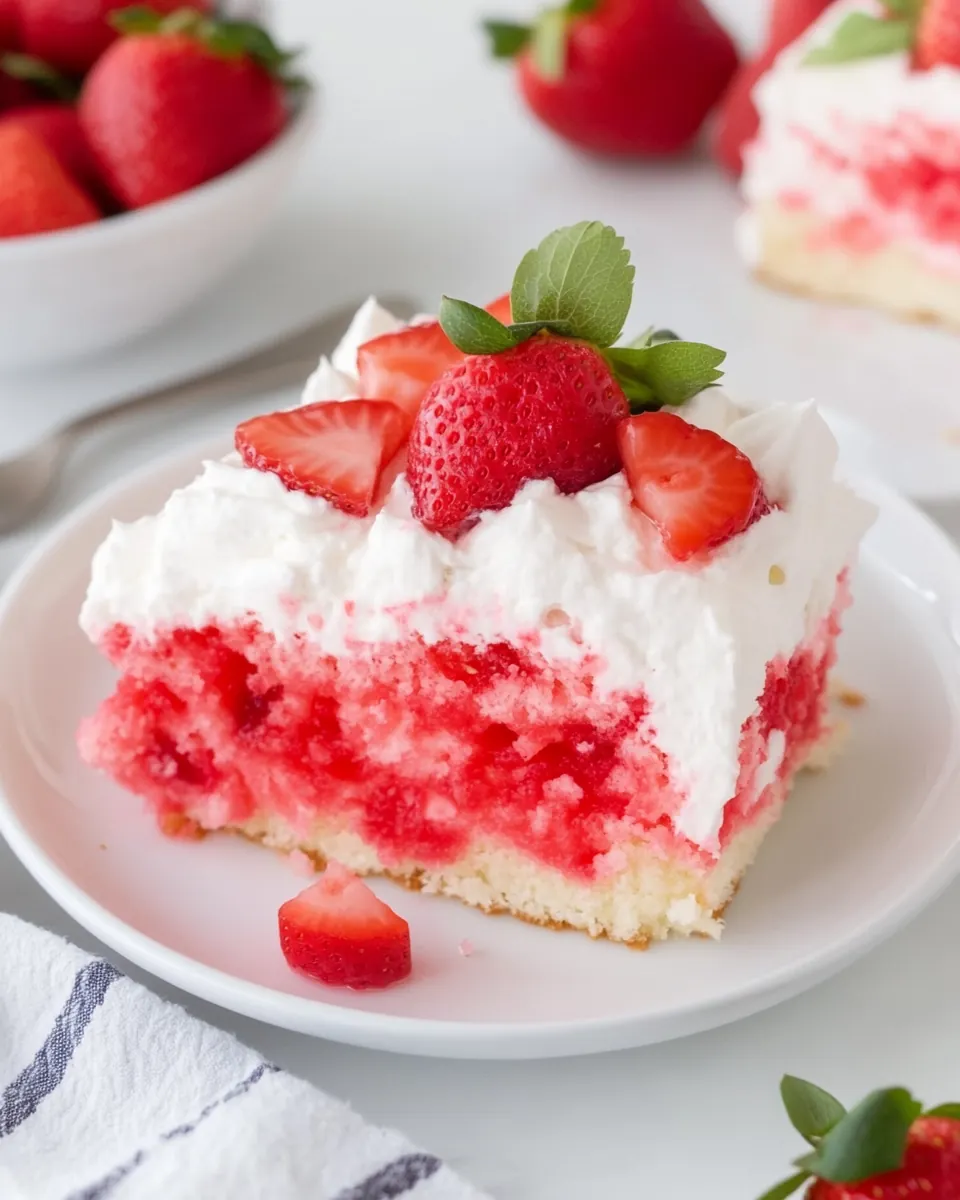 Strawberry Poke Cake