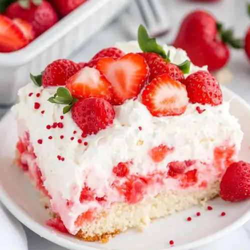 Strawberry Poke Cake