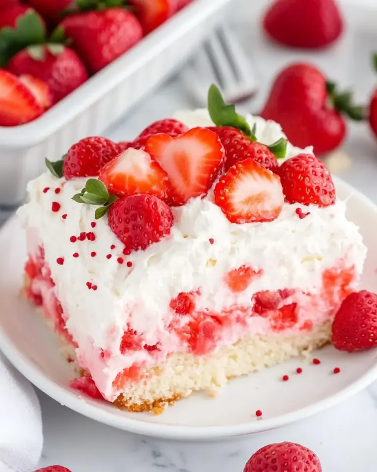 Strawberry Poke Cake