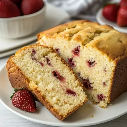 Strawberry Pound Cake