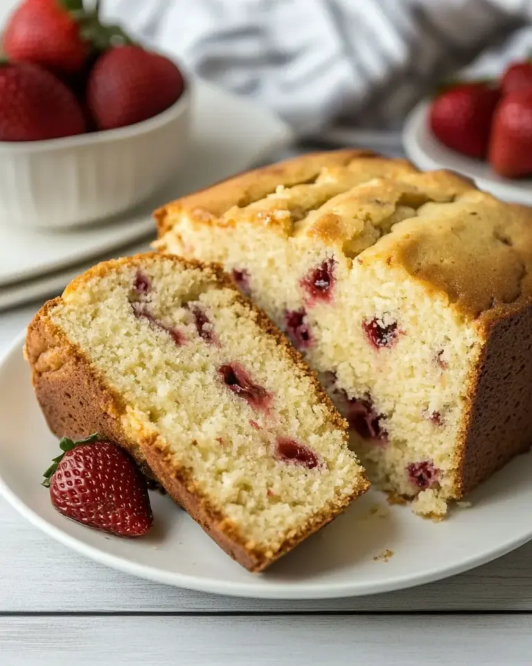 Strawberry Pound Cake