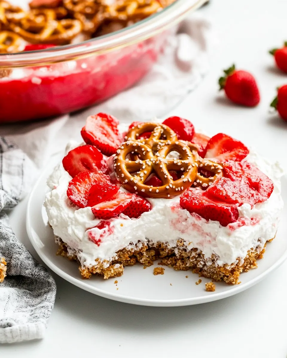 Strawberry Pretzel Salad