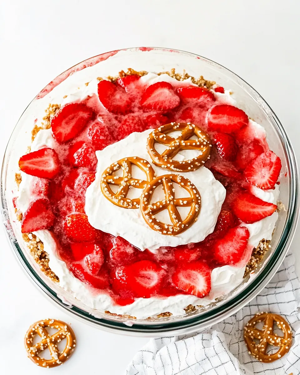 Strawberry Pretzel Salad