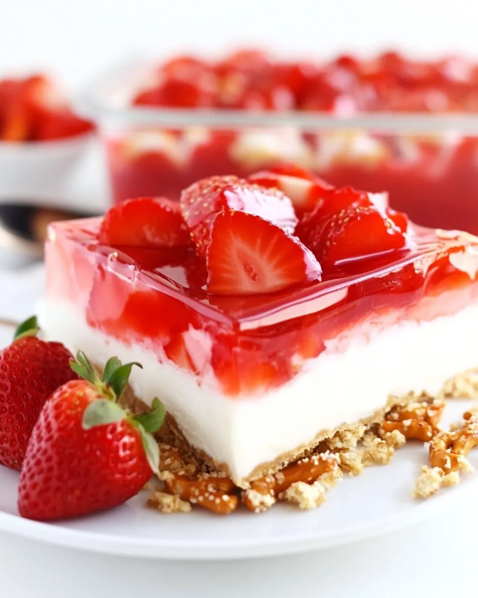 Strawberry Pretzel Salad