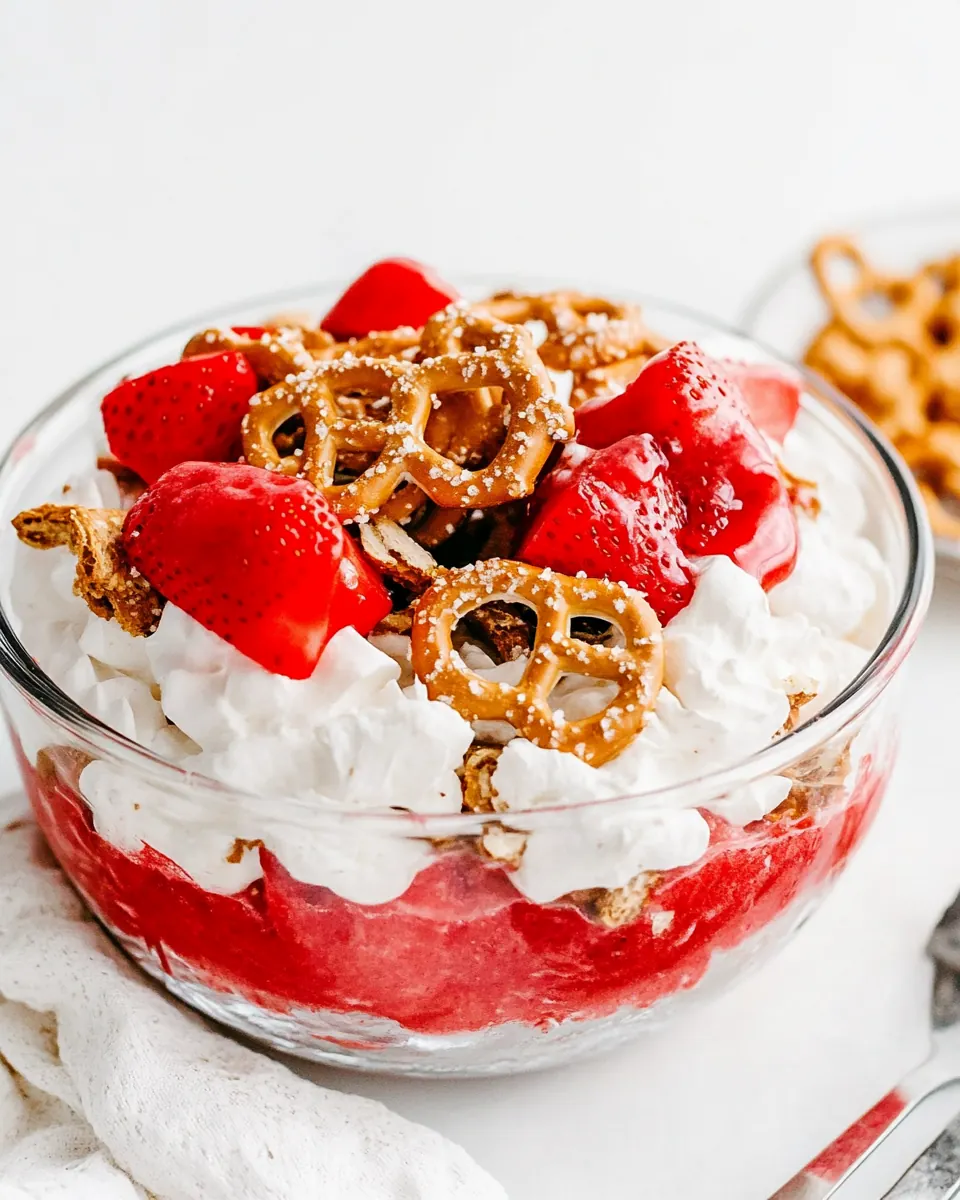 Strawberry Pretzel Salad