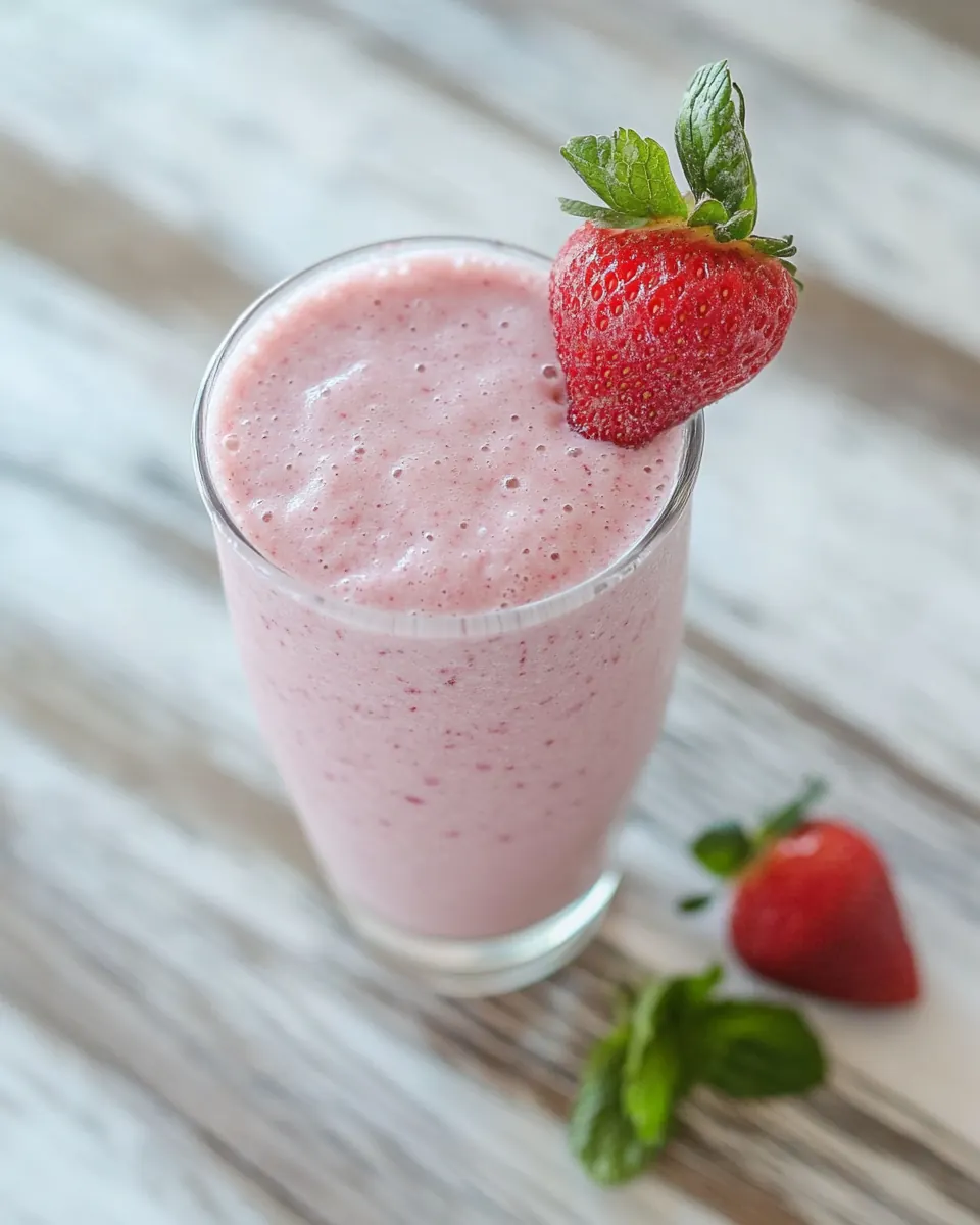 Strawberry Protein Smoothie