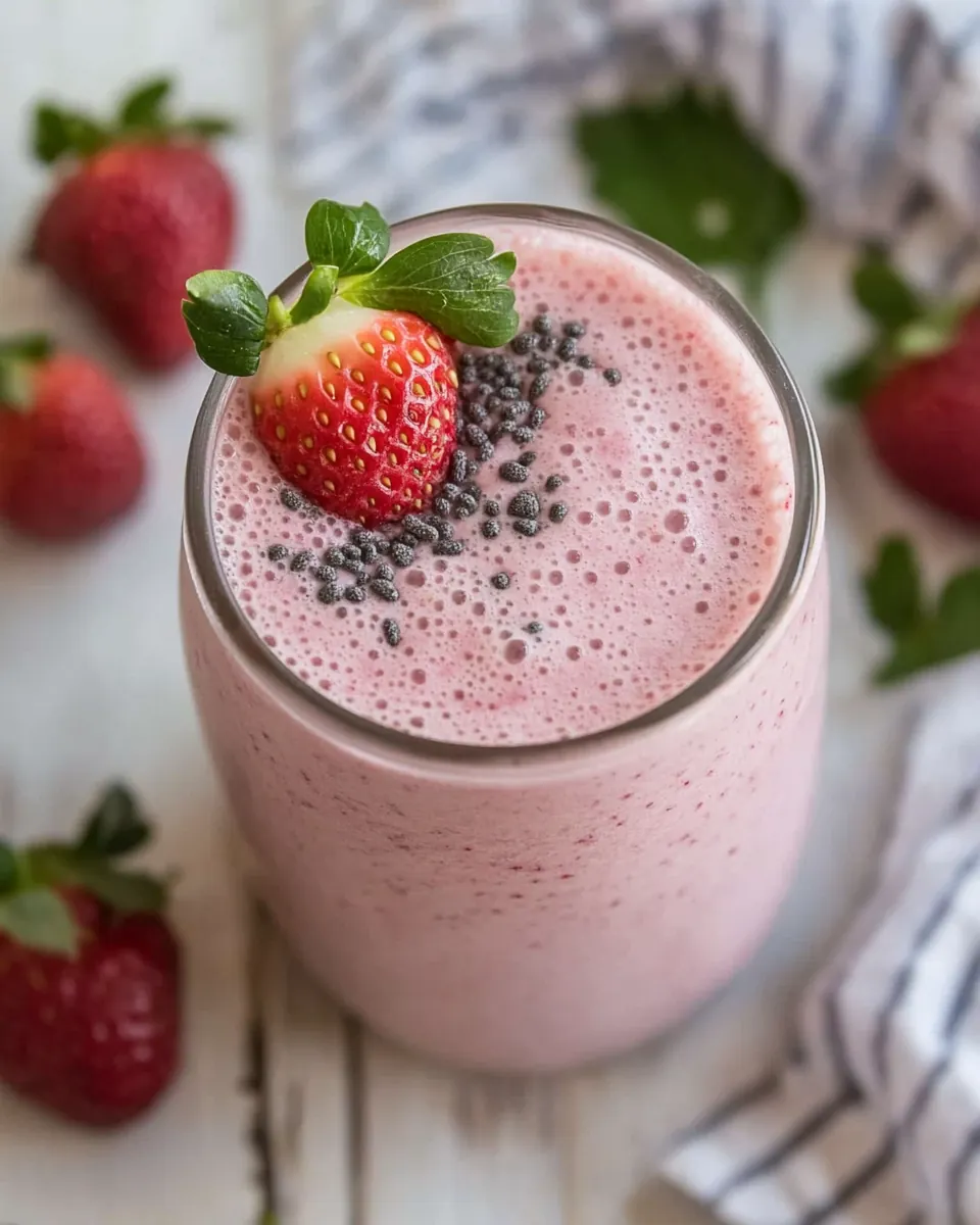 Strawberry Protein Smoothie