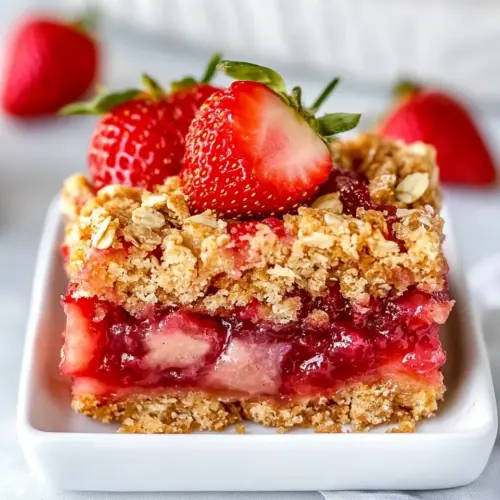 Strawberry Rhubarb Bars
