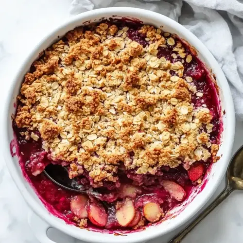 Strawberry Rhubarb Crisp
