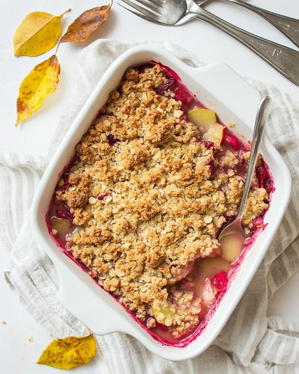 Strawberry Rhubarb Crisp