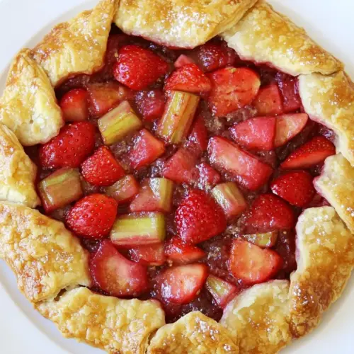 Strawberry Rhubarb Galette