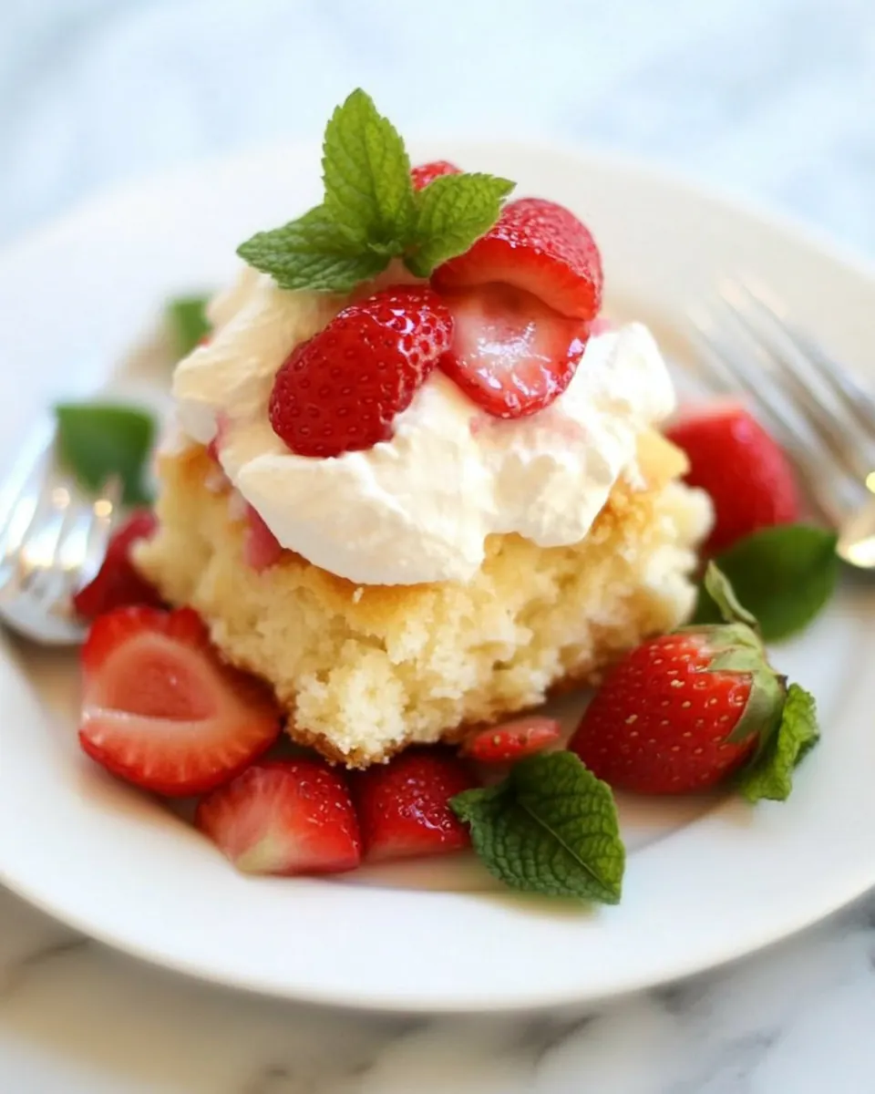Strawberry Rhubarb Shortcake
