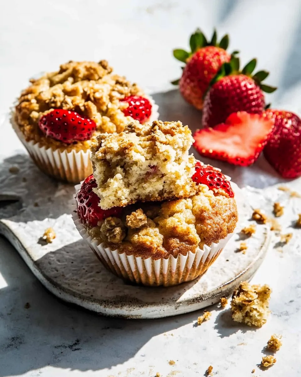 Strawberry Ricotta Muffins