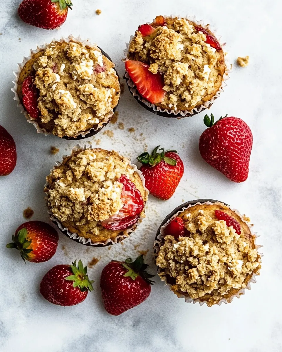 Strawberry Ricotta Muffins