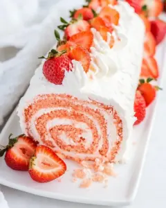 Strawberry Roll Cake