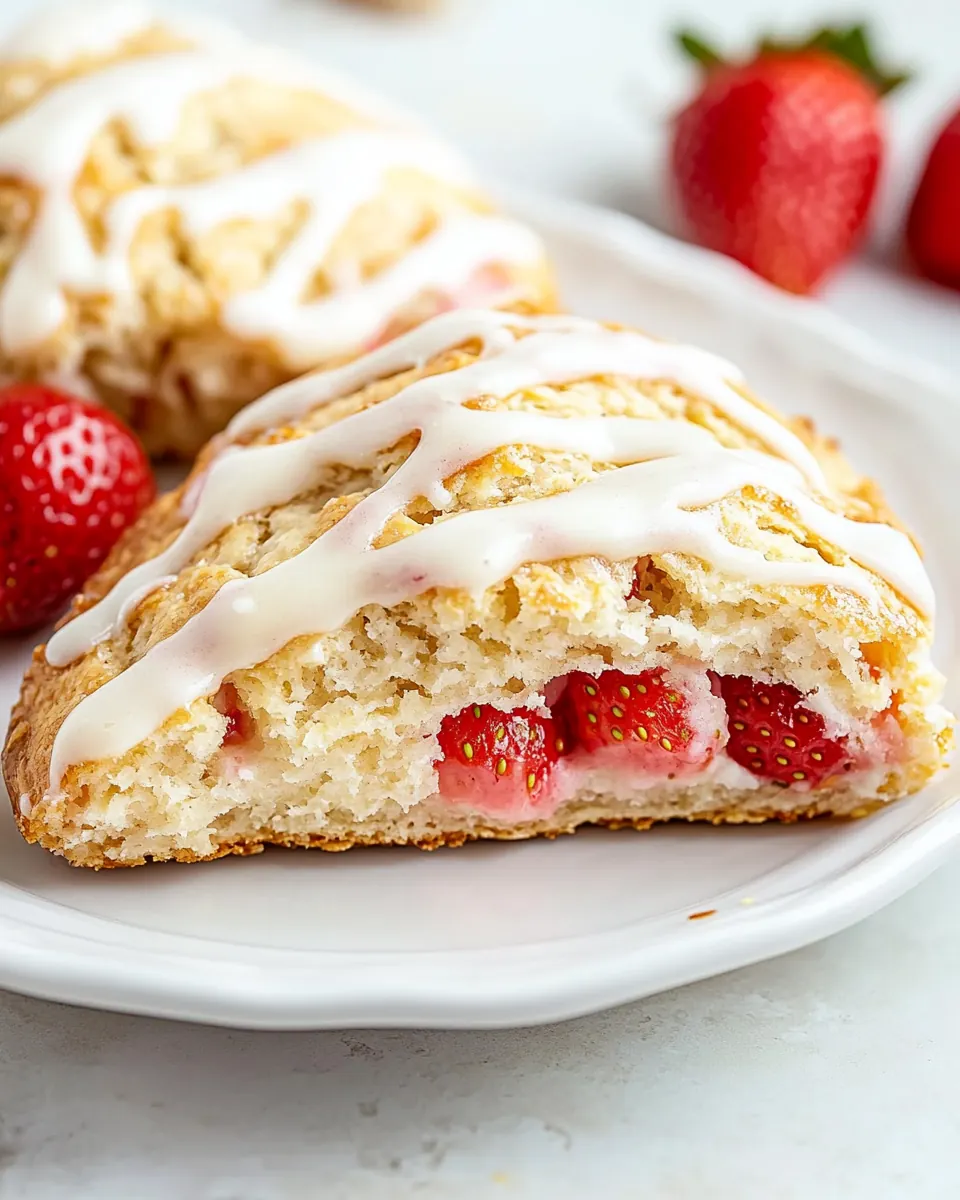 Strawberry Scones