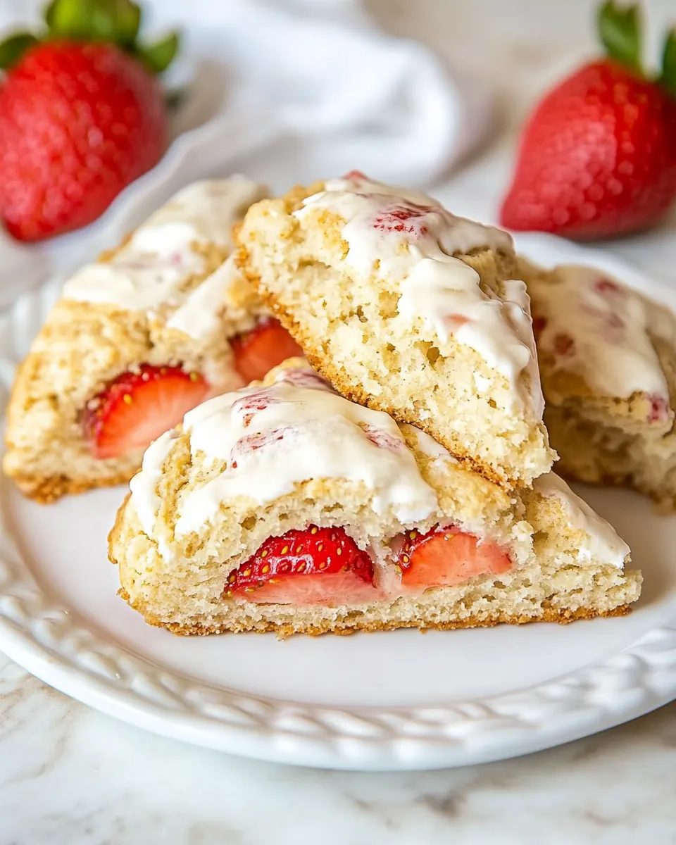 Strawberry Scones