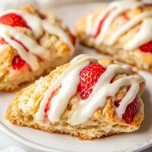 Strawberry Scones
