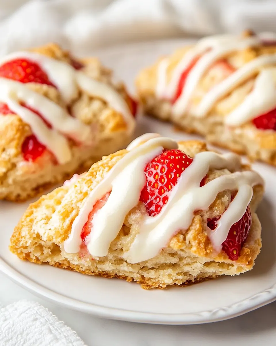 Strawberry Scones