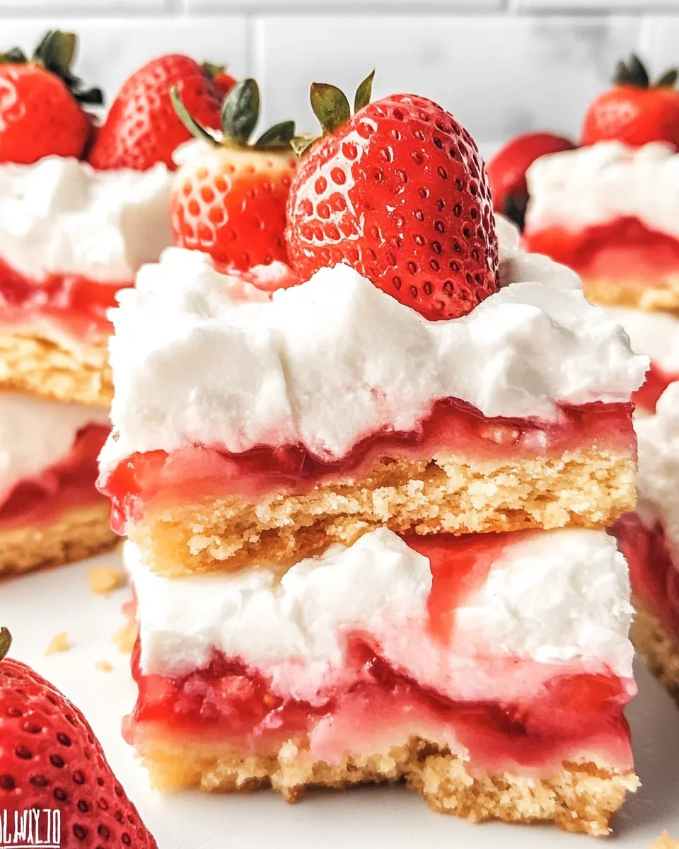 Strawberry Shortcake Bars