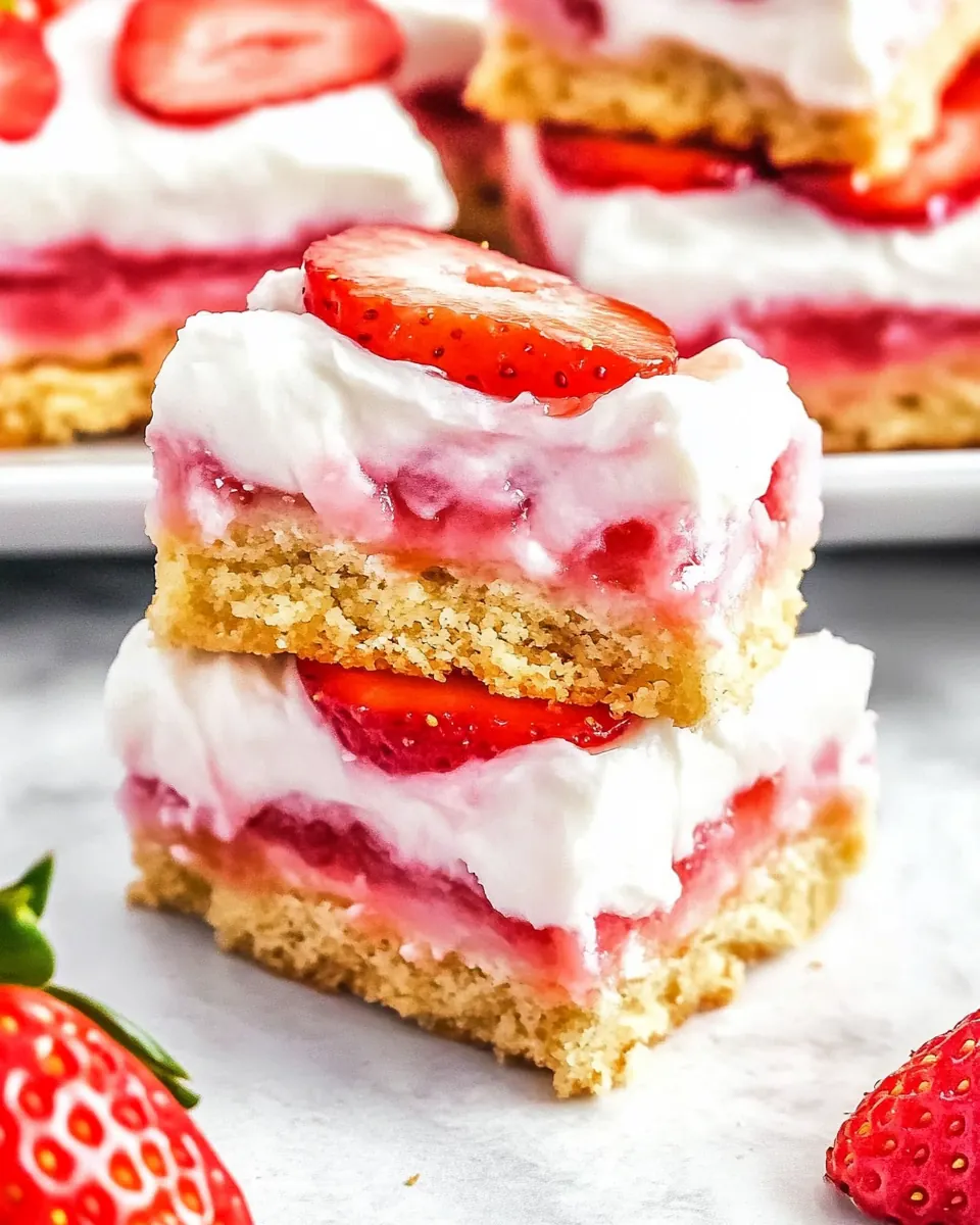 Strawberry Shortcake Bars