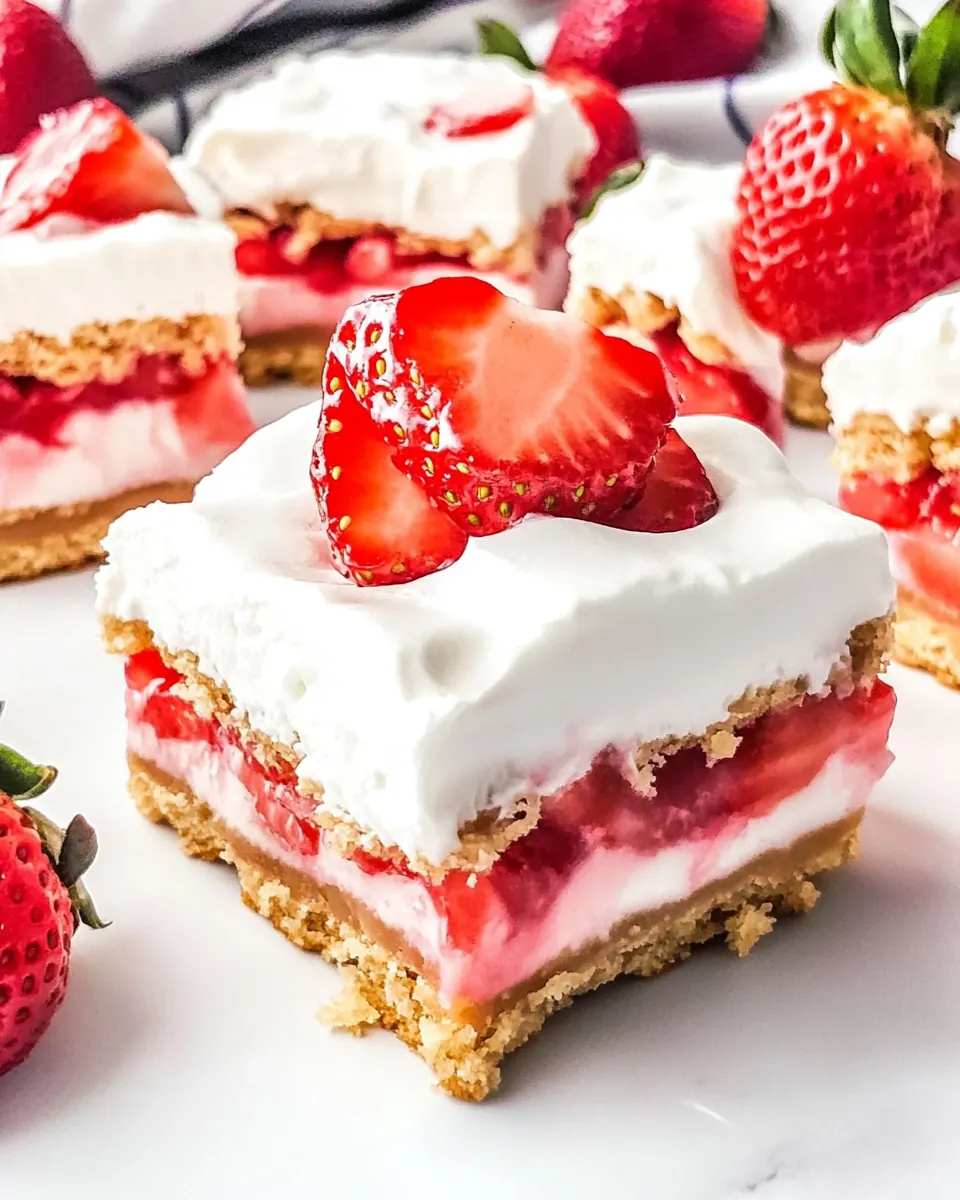 Strawberry Shortcake Bars