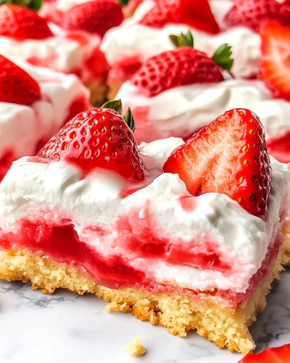 Strawberry Shortcake Bars