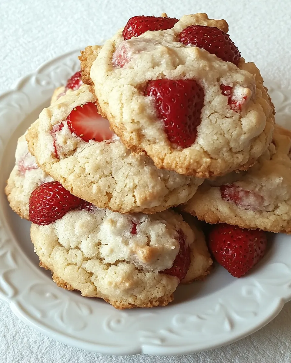 Strawberry Shortcake Cookies