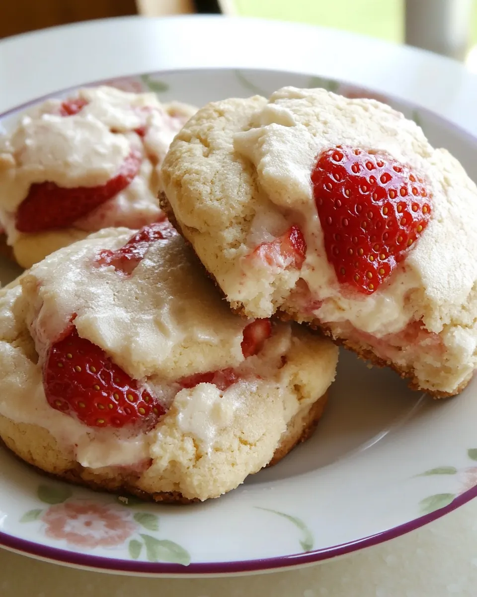 Strawberry Shortcake Cookies